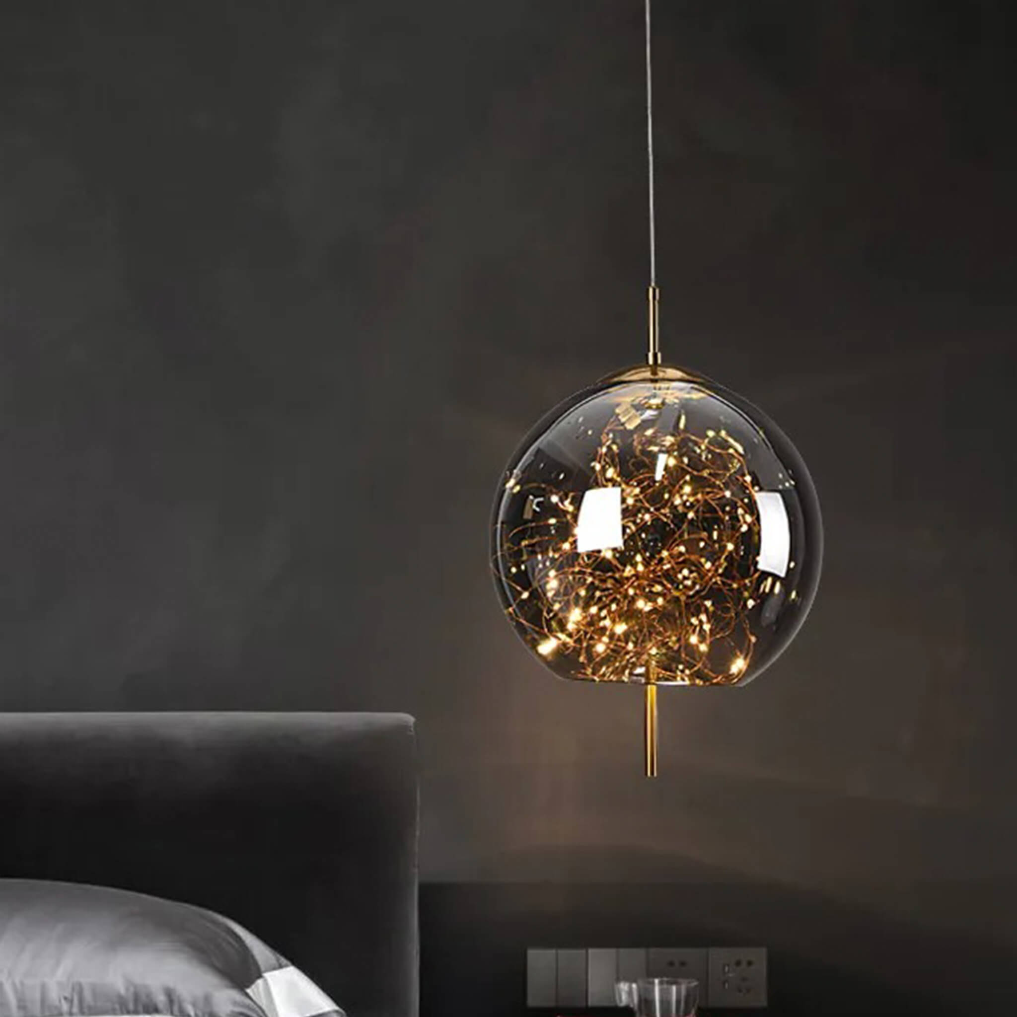 Cosmos • Round • Amber  - Warehouse Sale - Ceiling Lights - Haus of Interiors