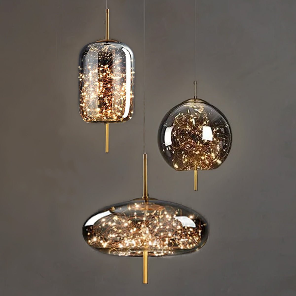 Cosmos • Tube • Smoke Gray - Warehouse Sale - Ceiling Lights - Haus of Interiors