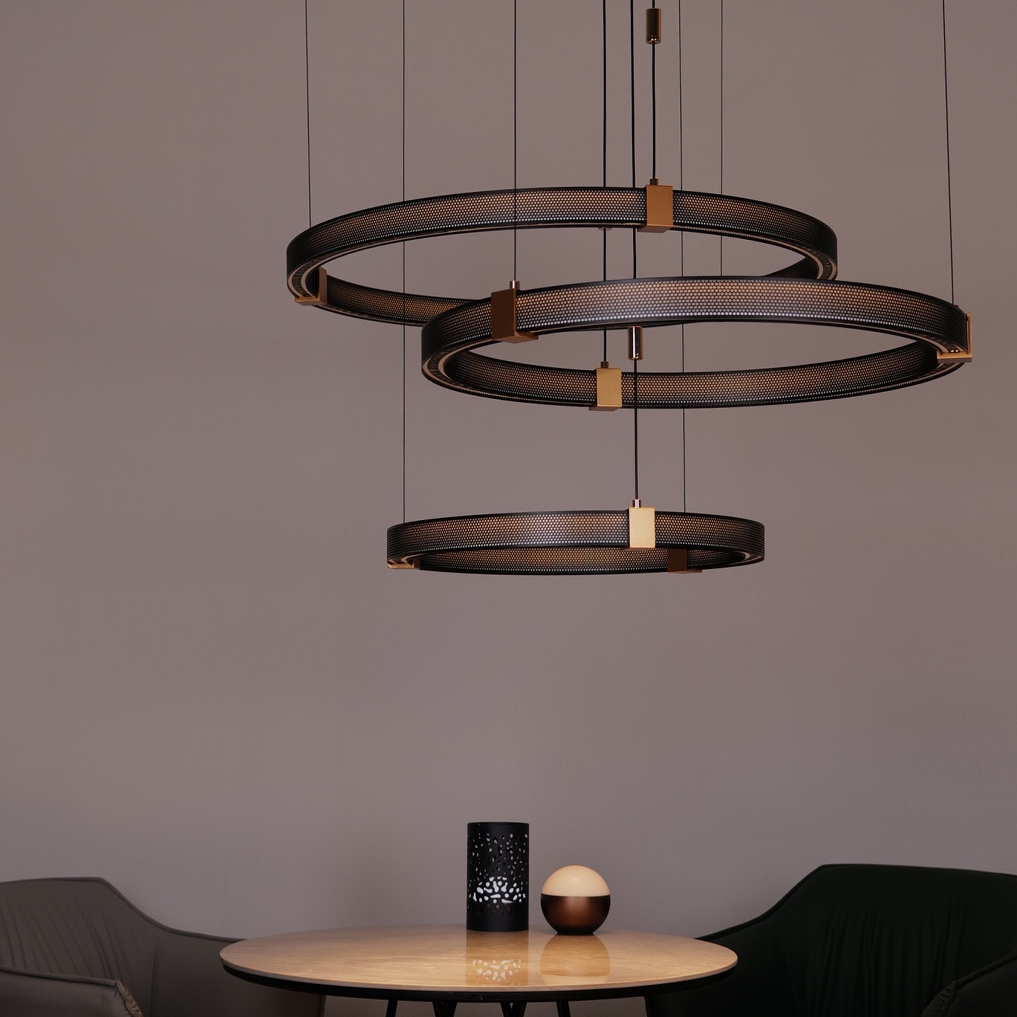 Matrix Rings • 1 Ring - Warehouse Sale - Ceiling Light - Haus of Interiors