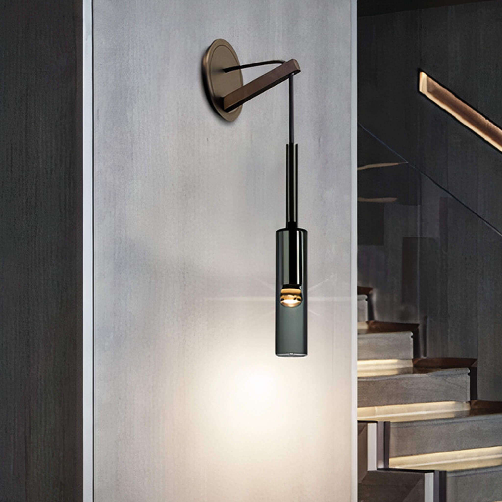 Nordic Copper Wine Wall Light - Haus of Interiors